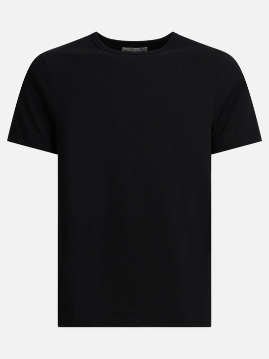 T-shirt girocollo Solid colour  Nero - Merz b. Schwanen Uomo | PDP | VIETTI Online Store 
