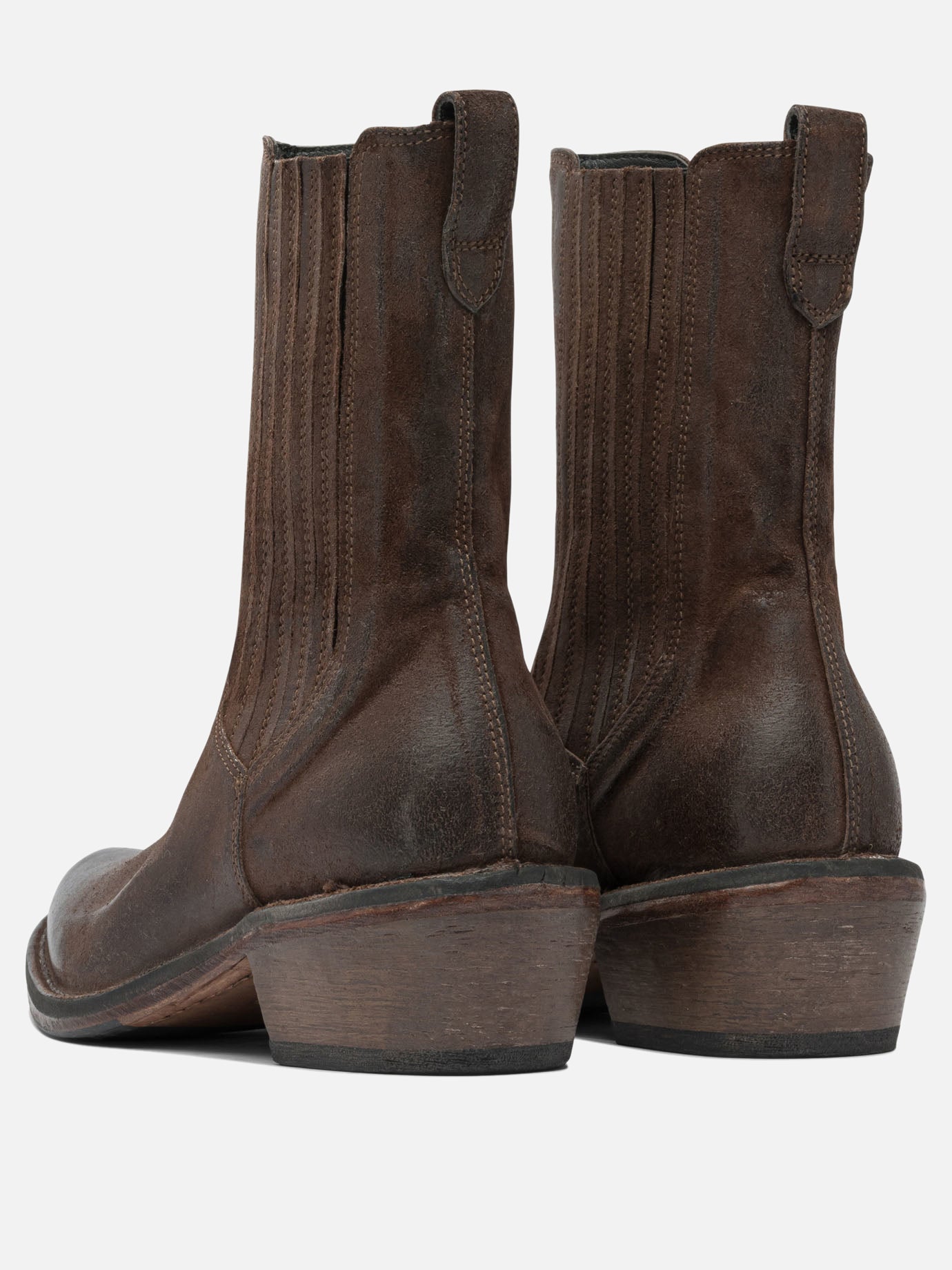 Cowboy 100% leather - 80% rubber 20% leather  Brown - Moma Women | PDP | VIETTI Online Store | Zoom-Modal_4
