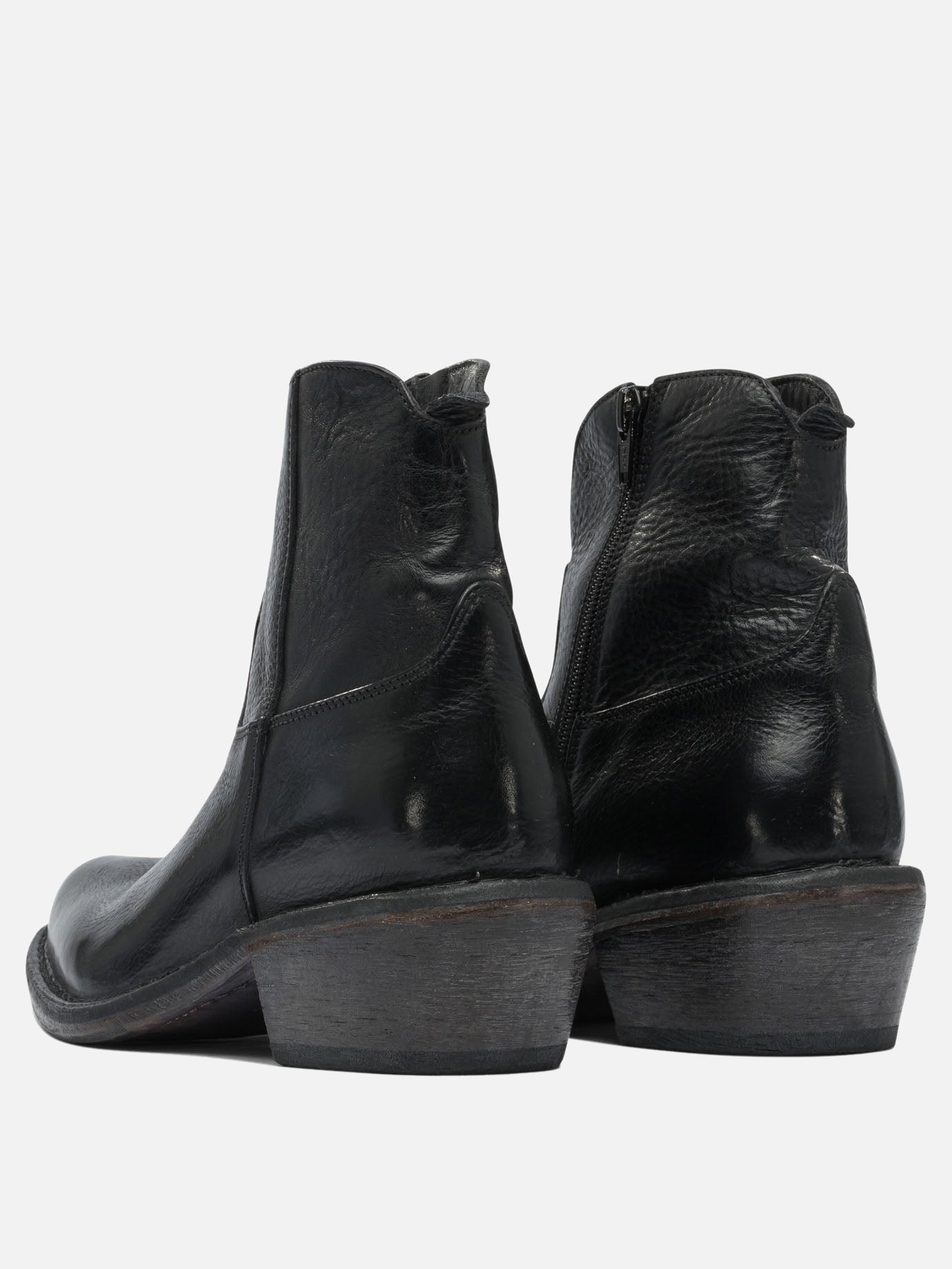 Cowboy 100% leather - 80% rubber 20% leather  Nero - Moma Donna | PDP | VIETTI Online Store | Zoom-Modal_4

