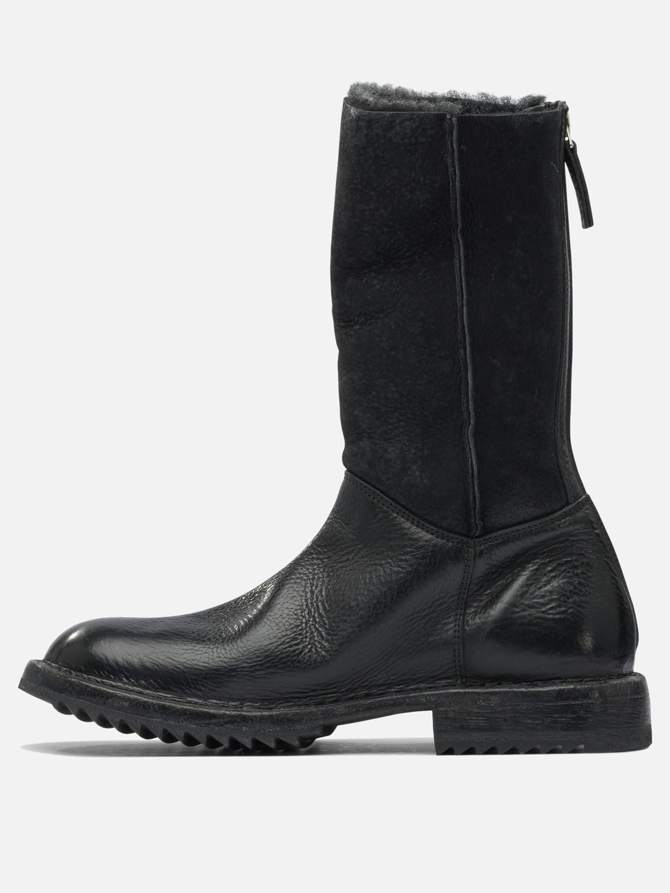 Zipped boots 100% leather - 100% rubber  Black - Moma Women | PDP | VIETTI Online Store | Zoom-Modal_3
