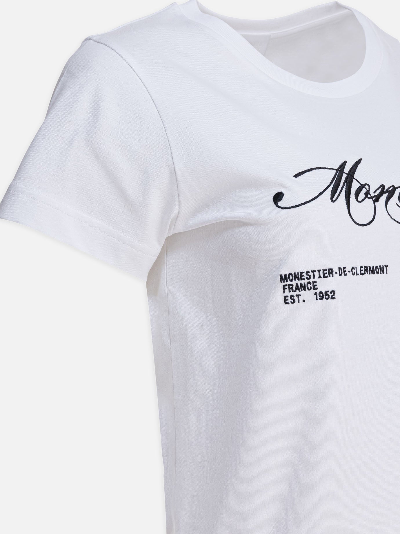 Crewneck t-shirts Logo  White - Moncler Women | PDP | VIETTI Online Store | thumbnail_4
