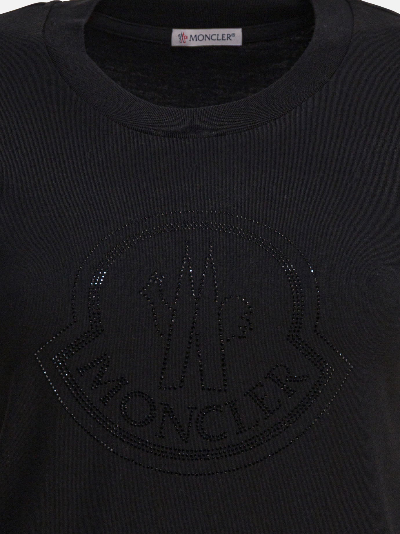 Crewneck t-shirts Logo  Black - Moncler Women | PDP | VIETTI Online Store | Zoom-Modal_3
