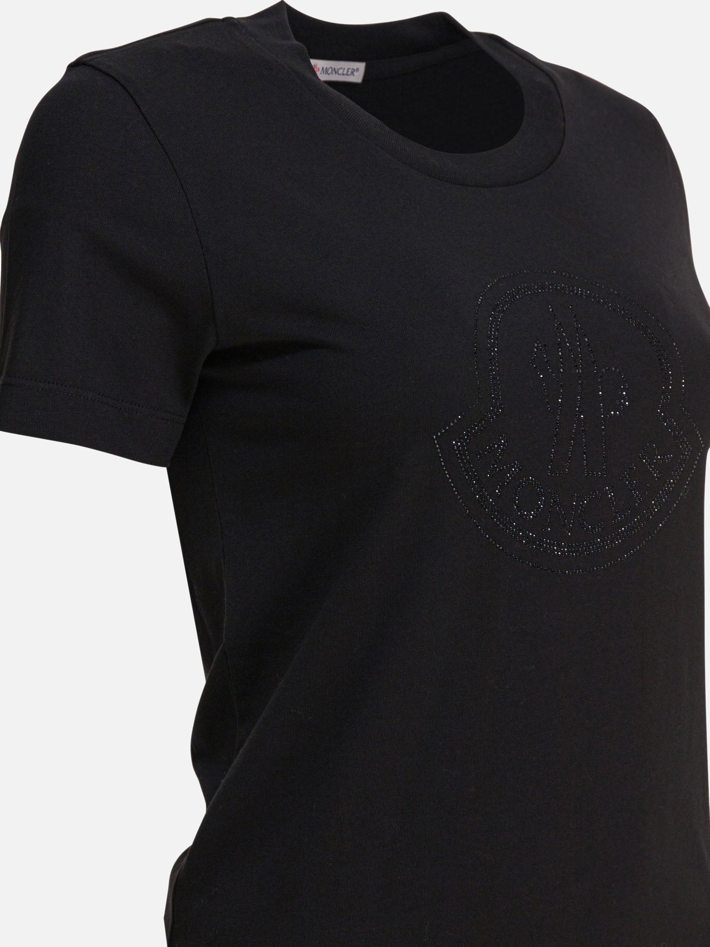 Crewneck t-shirts Logo  Black - Moncler Women | PDP | VIETTI Online Store | thumbnail_4