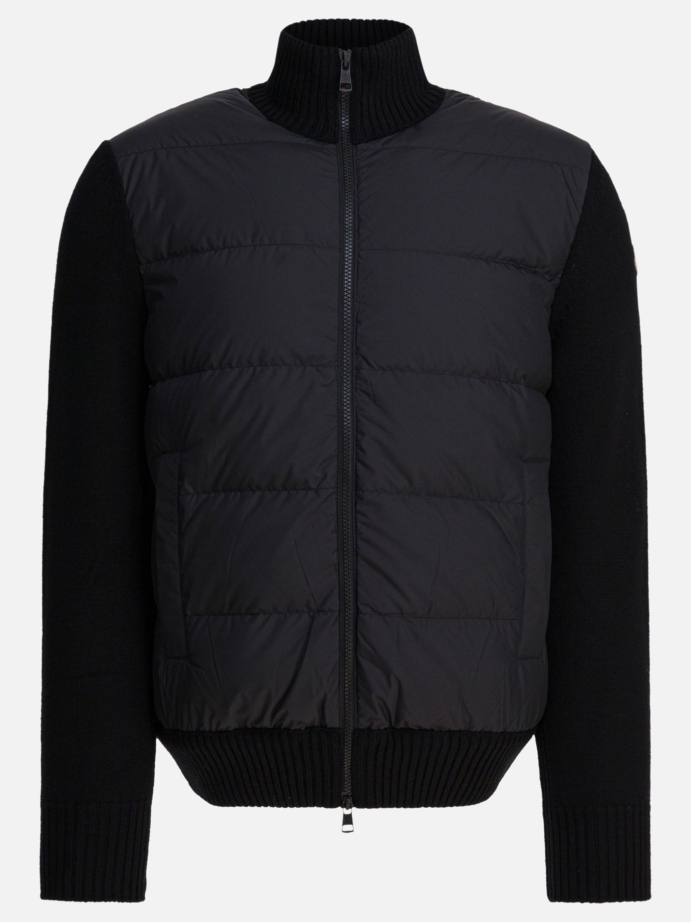 Maglioni con zip Logo  Blu - Moncler Uomo | PDP | VIETTI Online Store | Zoom-Modal

