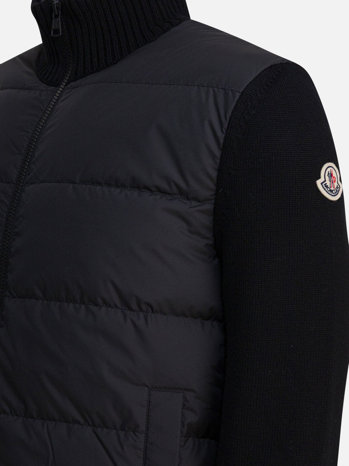 Maglioni con zip Logo  Blu - Moncler Uomo | PDP | VIETTI Online Store | thumbnail_4