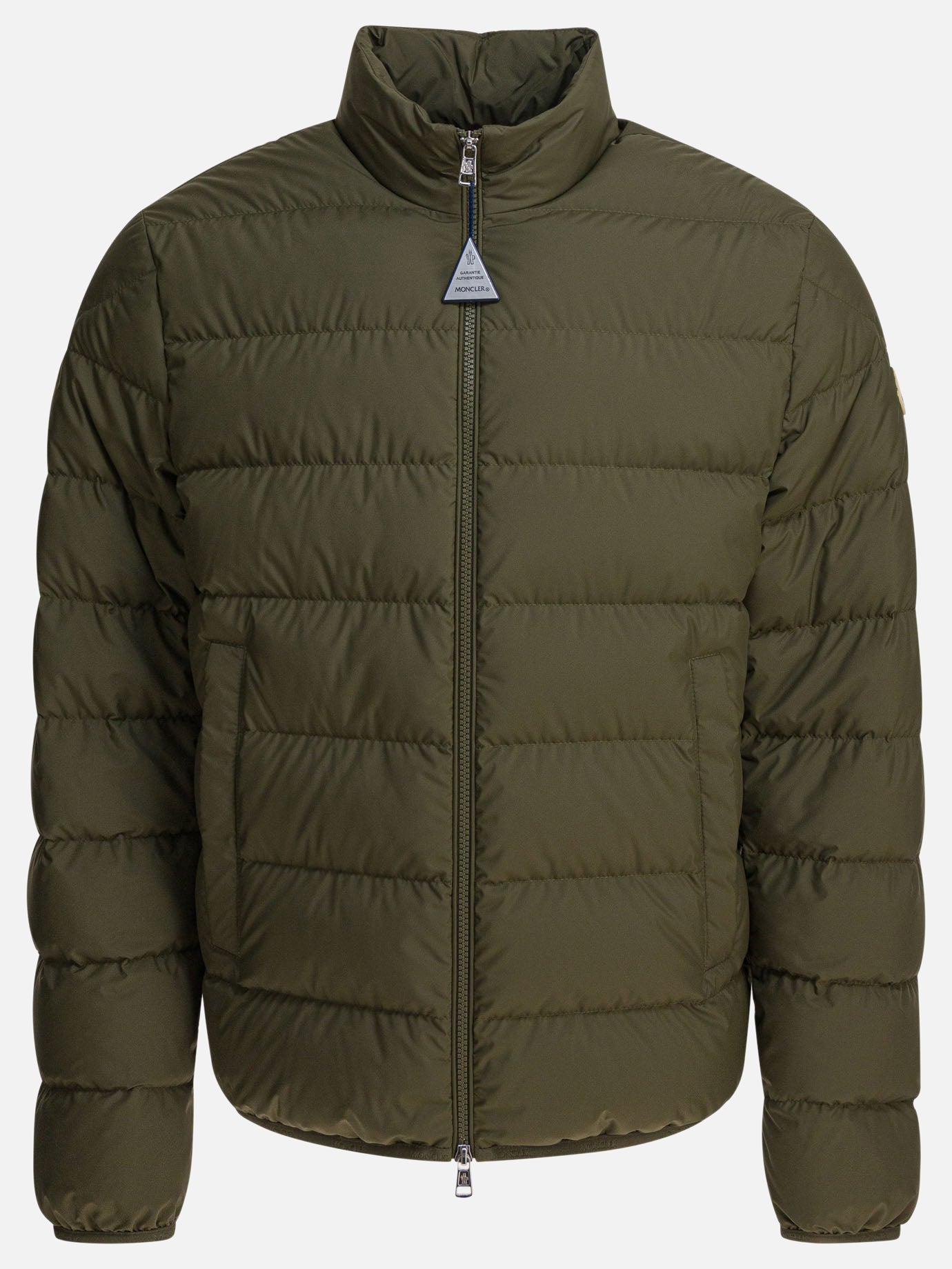 Piumini corti Solid colour  Verde - Moncler Uomo | PDP | VIETTI Online Store | thumbnail