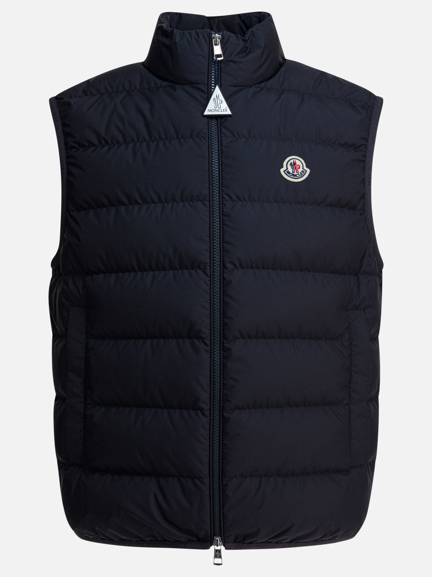 Giacche smanicate Logo  Blu - Moncler Uomo | PDP | VIETTI Online Store | Zoom-Modal
