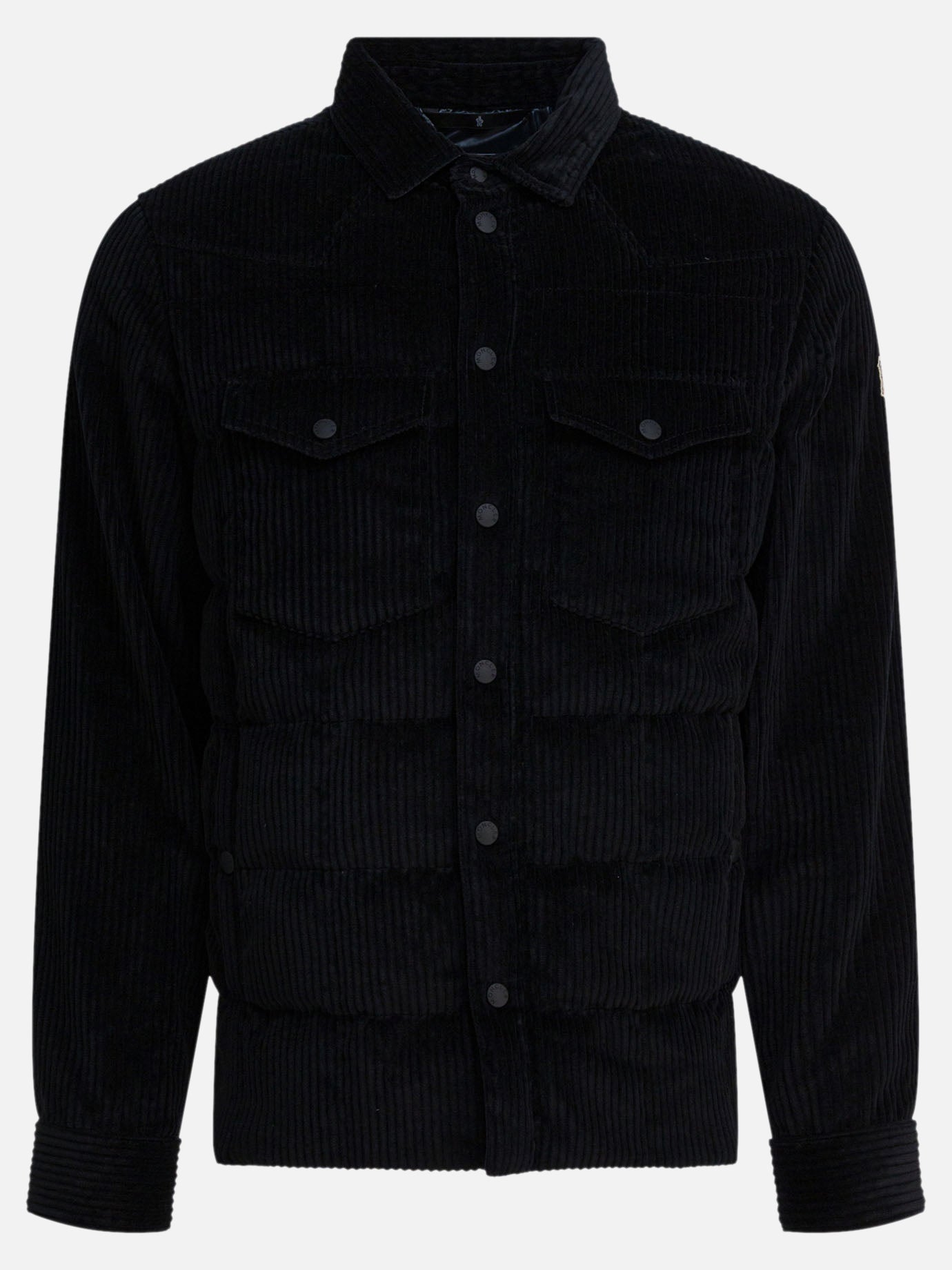 Overshirt jackets Logo  Black - Moncler Grenoble Men | PDP | VIETTI Online Store | Zoom-Modal
