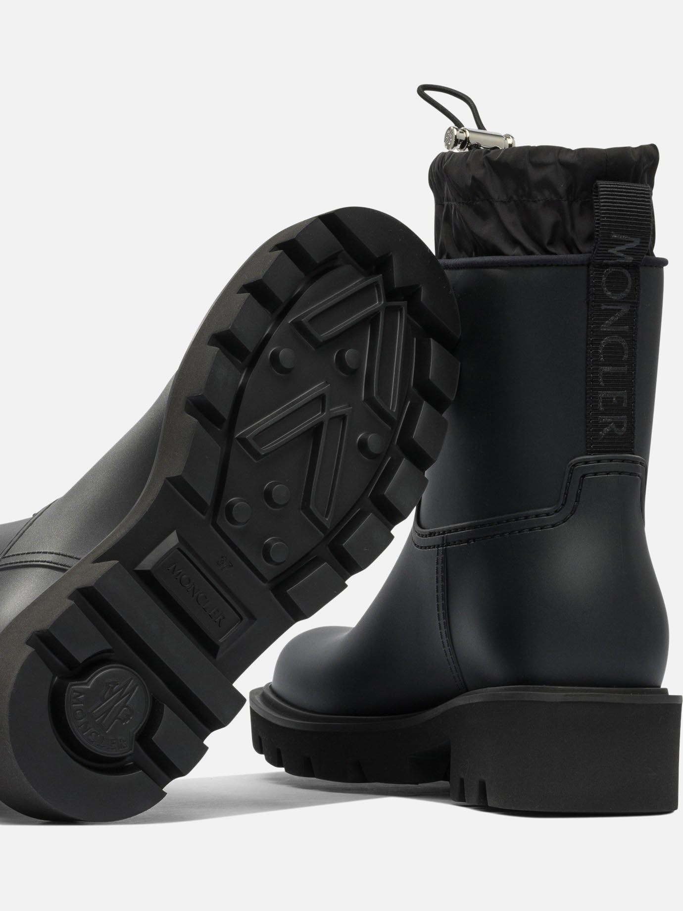 Stivaletti da pioggia 100% pvc - 100% rubber  Nero - Moncler Donna | PDP | VIETTI Online Store | thumbnail_5