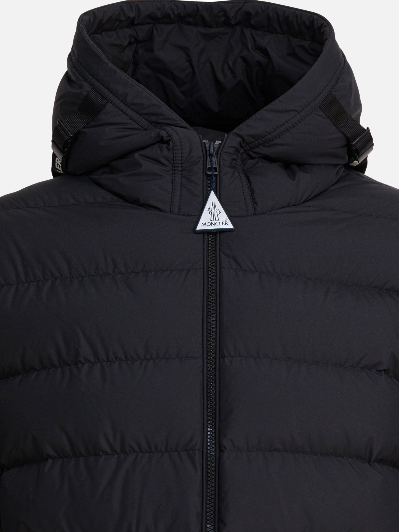 Piumini corti Logo  Nero - Moncler Uomo | PDP | VIETTI Online Store | thumbnail_3