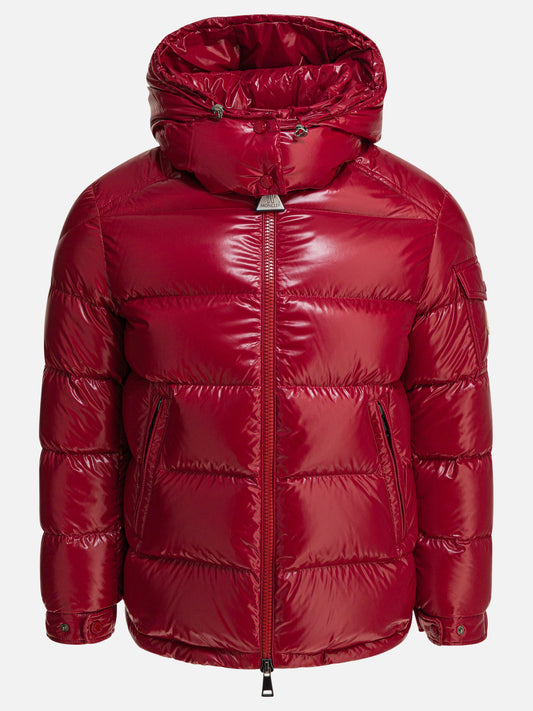 Down jackets Solid colour  Red - Moncler Women | PLP | VIETTI Online Store 
