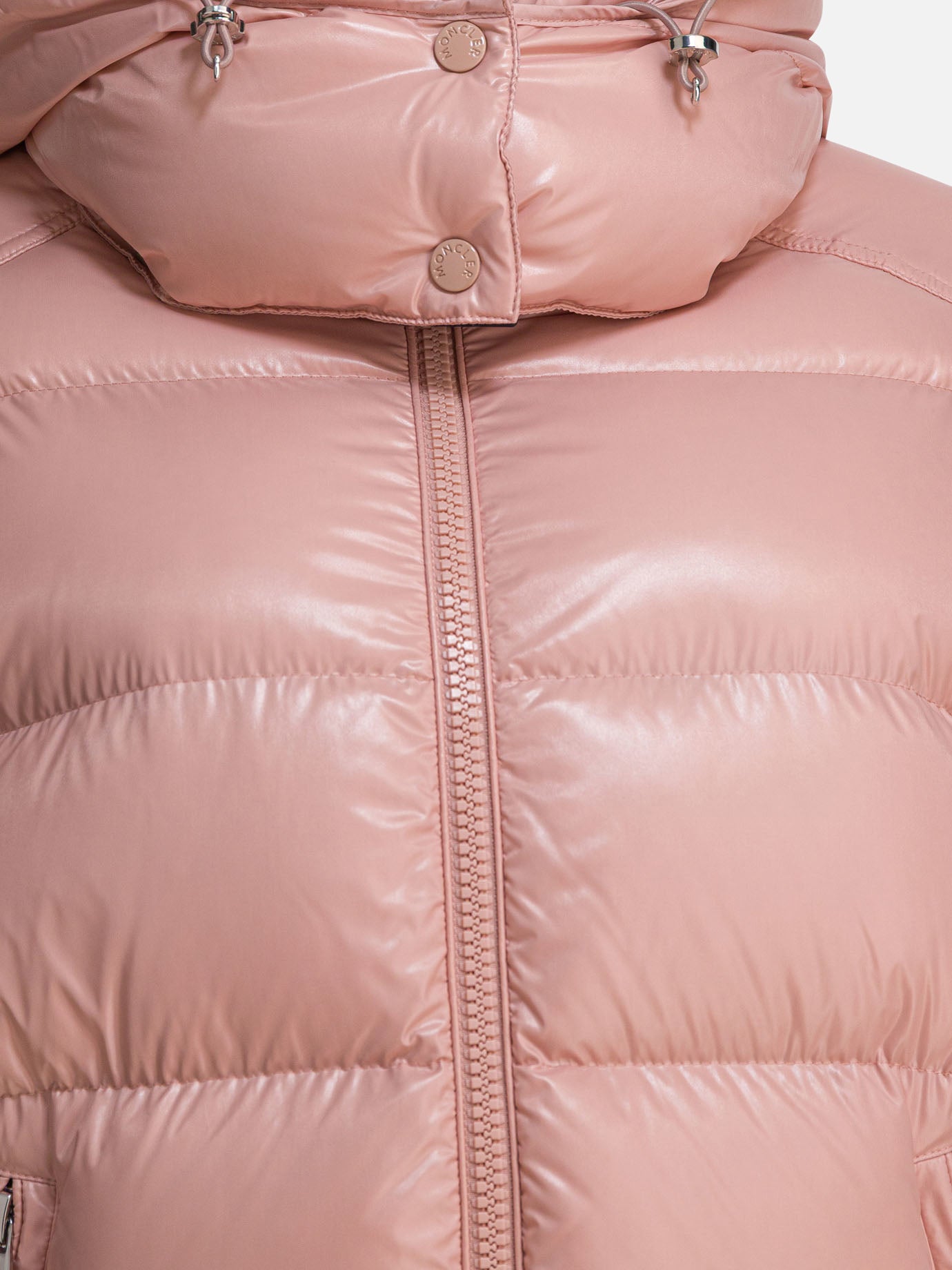 Down jackets Solid colour  Pink - Moncler Women | PDP | VIETTI Online Store | thumbnail_3