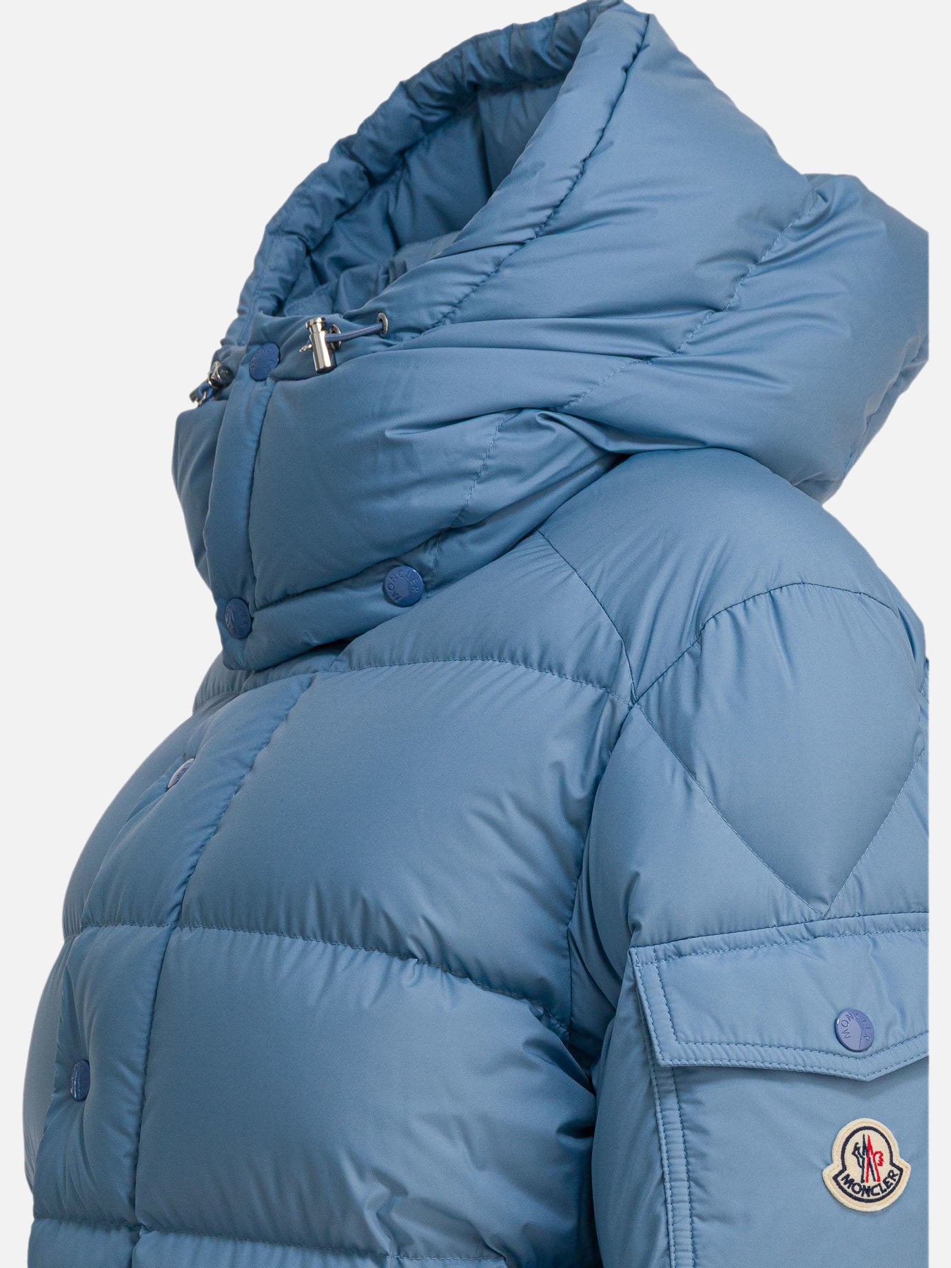 Down jackets Logo  Blue - Moncler Women | PDP | VIETTI Online Store | thumbnail_4