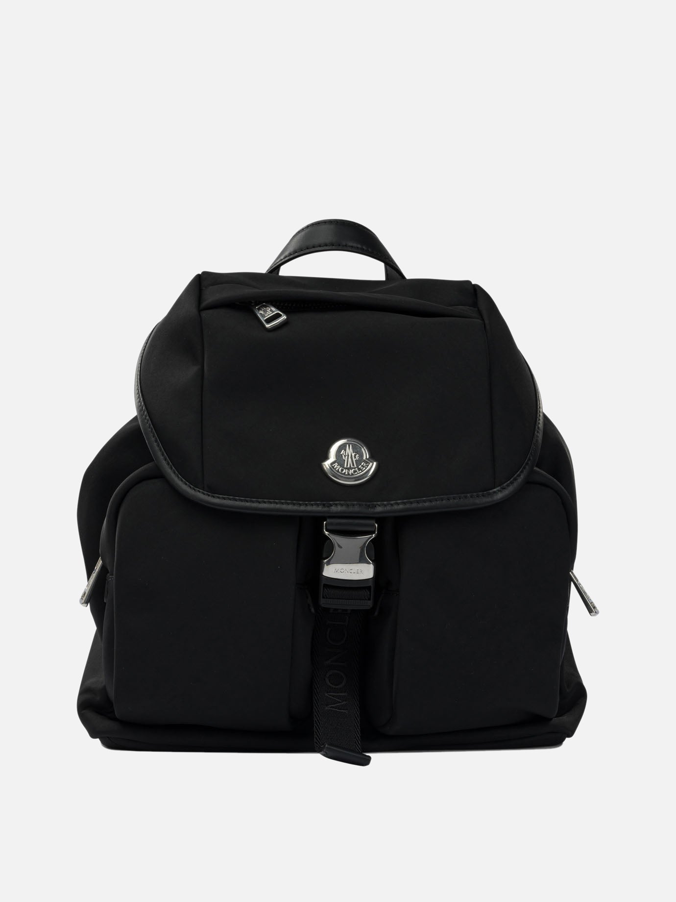 Small bags 52% polyamide 48% polyester - 100% real leather - 100% polyamide  Black - Moncler Women | PDP | VIETTI Online Store | thumbnail