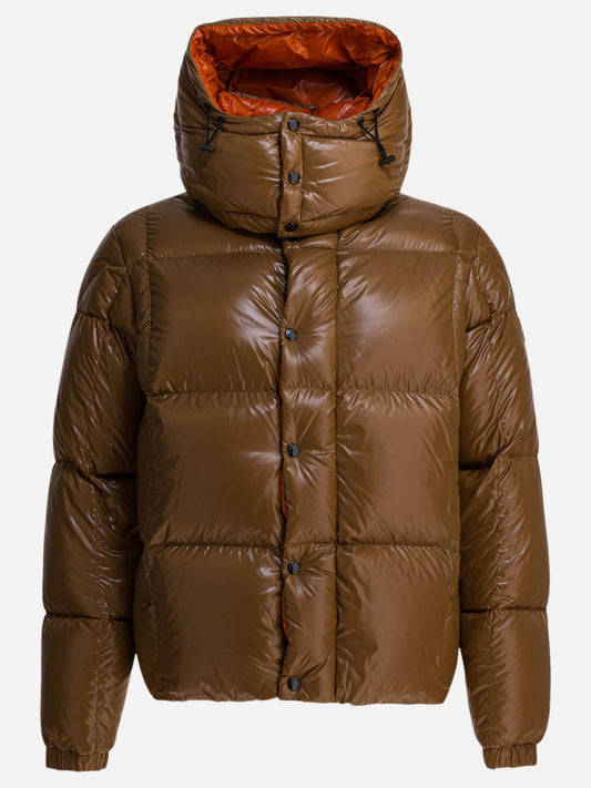 Piumini corti Solid colour  Marrone - Moncler Uomo | PDP | VIETTI Online Store 
