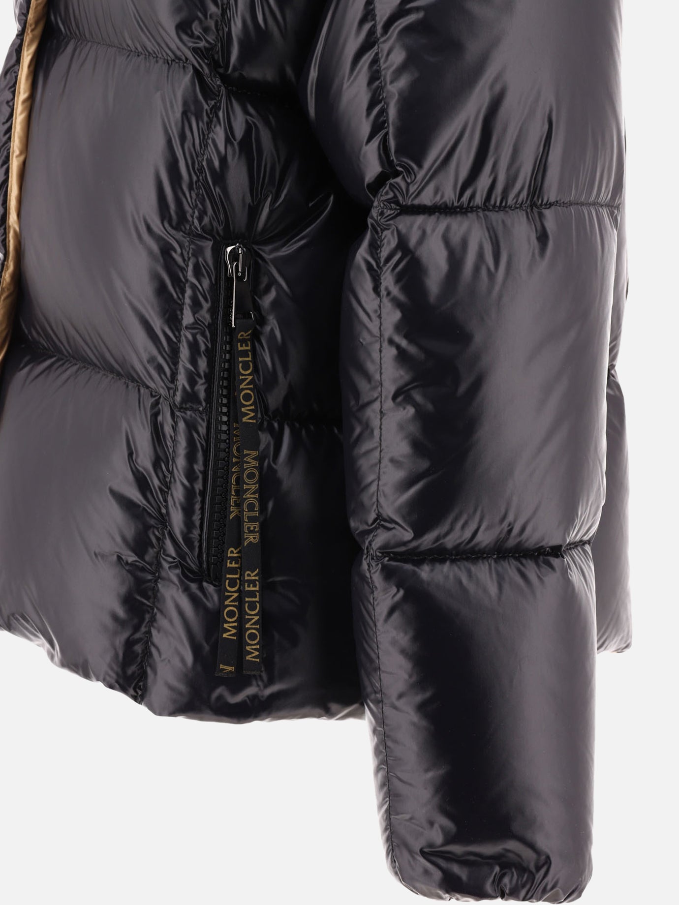 Down jackets Solid colour  Black - Moncler Women | PDP | VIETTI Online Store | thumbnail_4