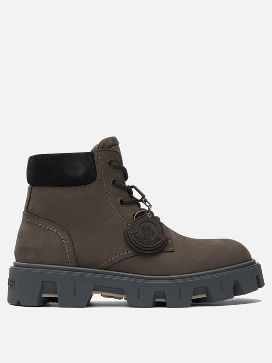 Hiking shoes 100% leather - 100% rubber  Brown - Moncler Men | PLP | VIETTI Online Store 
