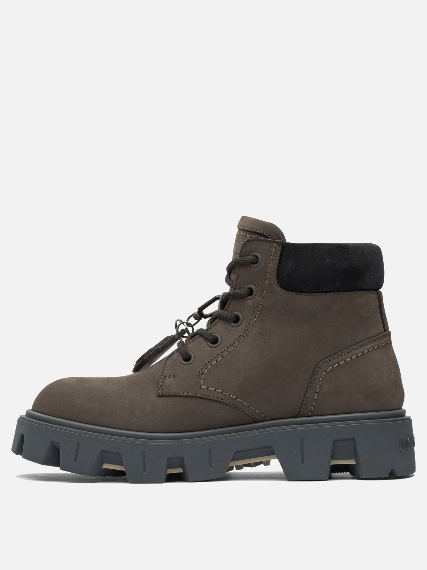 Hiking shoes 100% leather - 100% rubber  Brown - Moncler Men | PDP | VIETTI Online Store | Zoom-Modal_3
