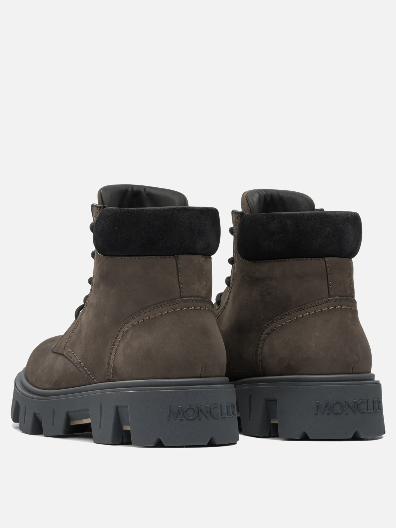 Hiking shoes 100% leather - 100% rubber  Brown - Moncler Men | PDP | VIETTI Online Store | Zoom-Modal_4
