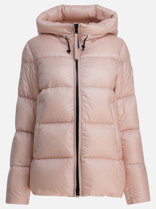 Down jackets Logo  Pink - Moncler Women | PDP | VIETTI Online Store 
