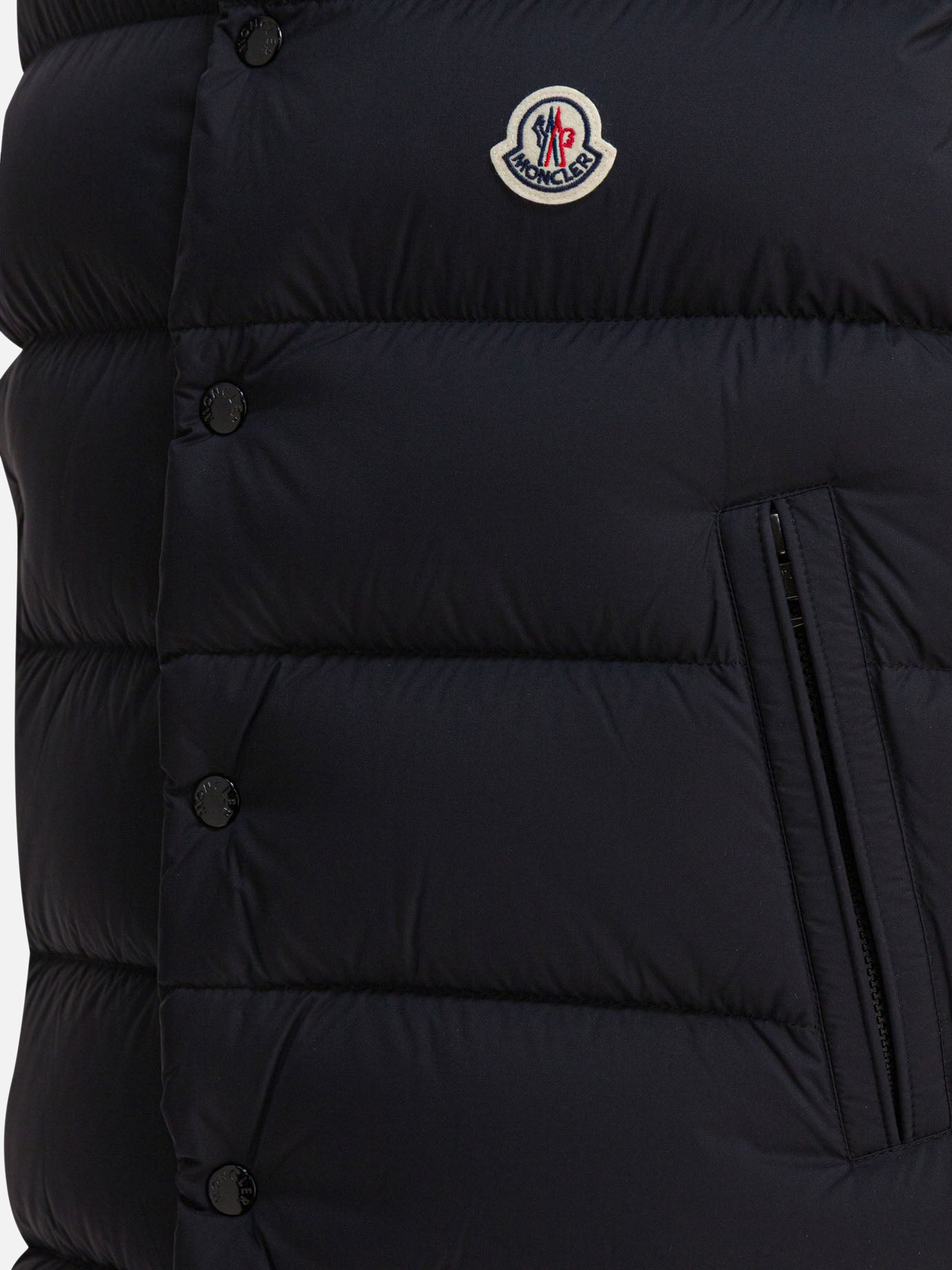 Giacche smanicate Logo  Nero - Moncler Uomo | PDP | VIETTI Online Store | thumbnail_4