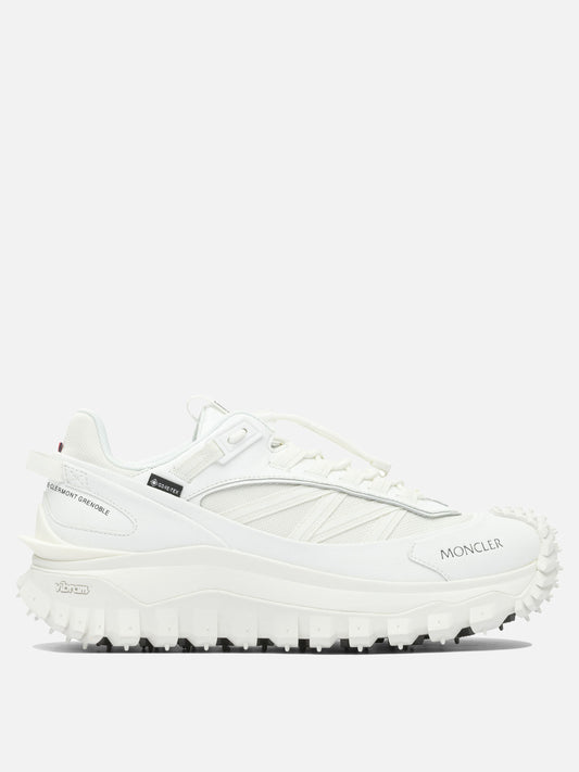 Low top sneakers 60% nylon 40% leather - 100% rubber  White - Moncler Women | PLP | VIETTI Online Store 
