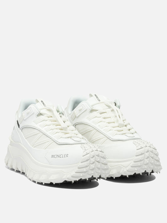 Low top sneakers 60% nylon 40% leather - 100% rubber  White - Moncler Women | PLP | VIETTI Online Store | 2
