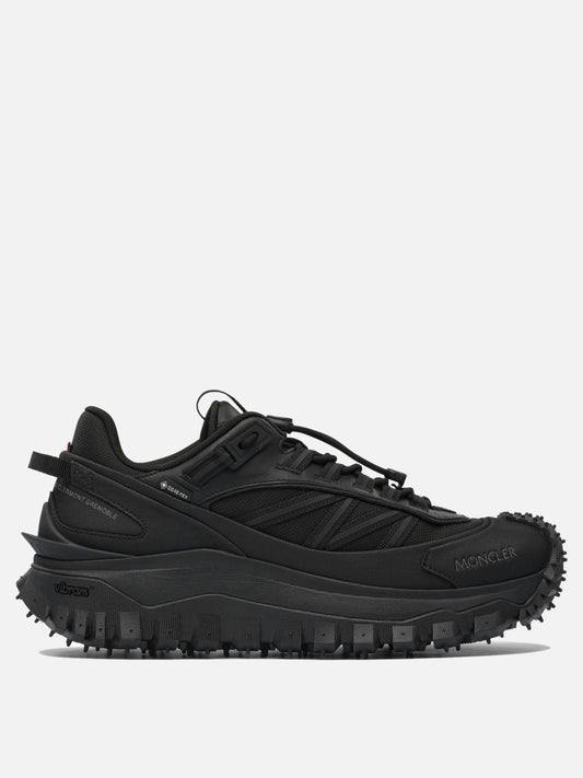 Low top sneakers 60% nylon 40% leather - 100% rubber  Black - Moncler Women | PLP | VIETTI Online Store 
