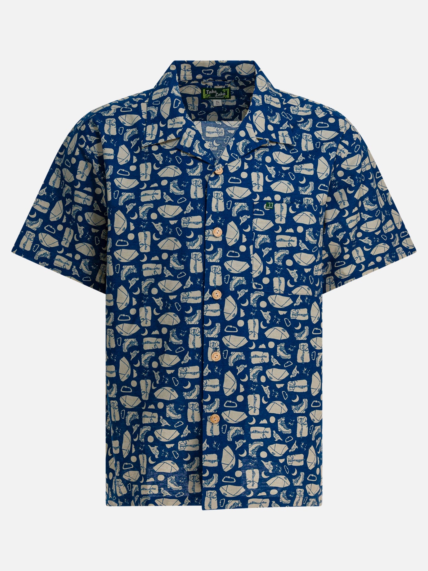 Casual shirts Print  Blue - Montbell Men | PDP | VIETTI Online Store | Zoom-Modal
