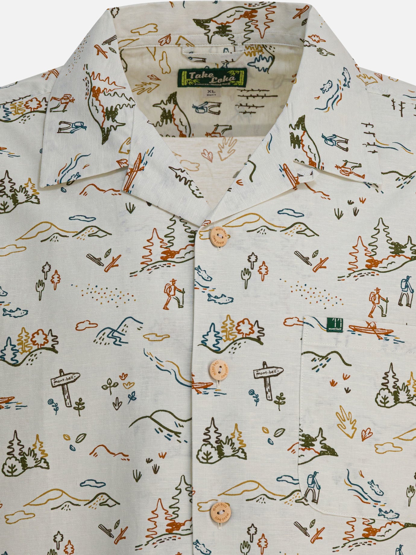 Camicie casual Print  Beige - Montbell Uomo | PDP | VIETTI Online Store | thumbnail_3