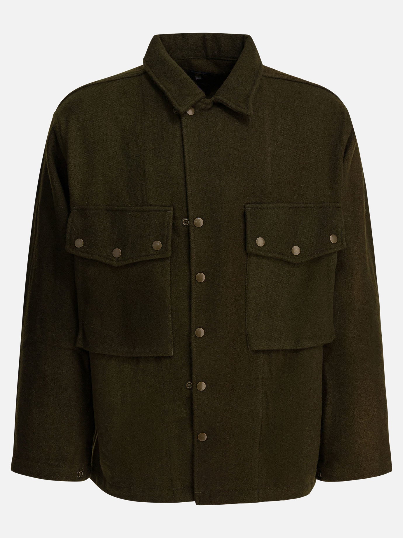Overshirt jackets Solid colour  Green - Needles Men | PDP | VIETTI Online Store | thumbnail