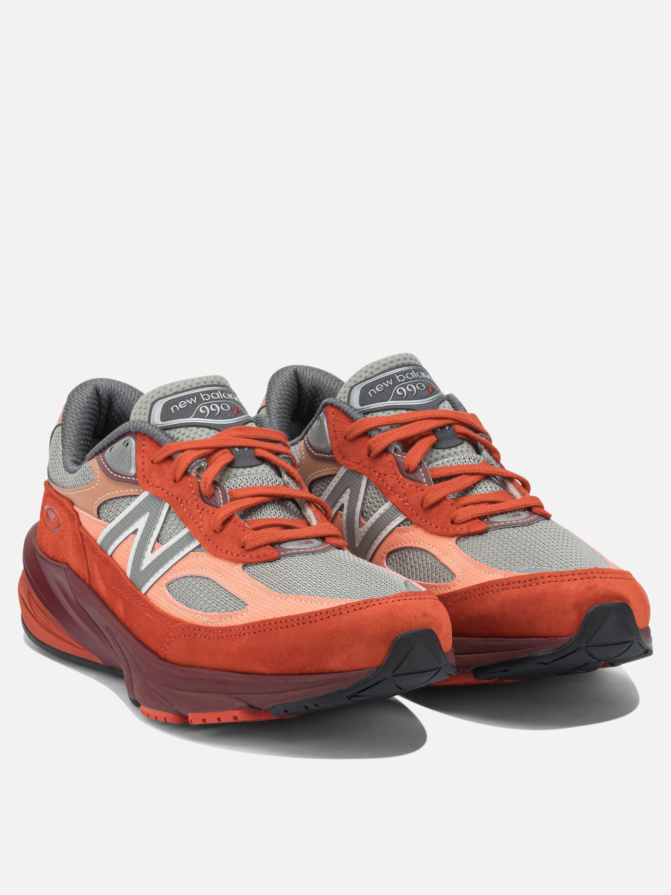 Low top sneakers 50% mesh 50% suede - 100% rubber  Red - New Balance Men | PDP | VIETTI Online Store | Zoom-Modal_2
