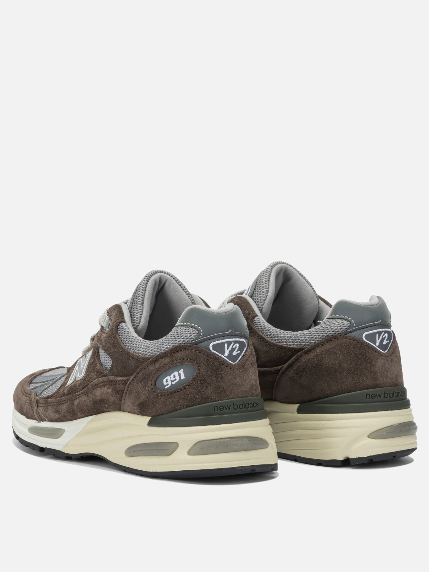 Low top sneakers 100% leather - 100% rubber  Brown - New Balance Men | PDP | VIETTI Online Store | Zoom-Modal_4

