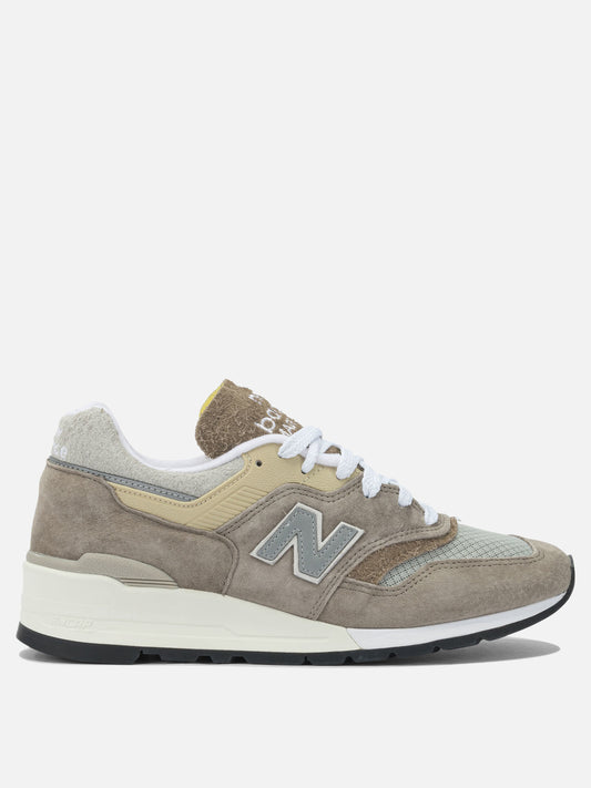 Low top sneakers 50% mesh 50% suede - 100% rubber  Beige - New Balance Men | PDP | VIETTI Online Store 
