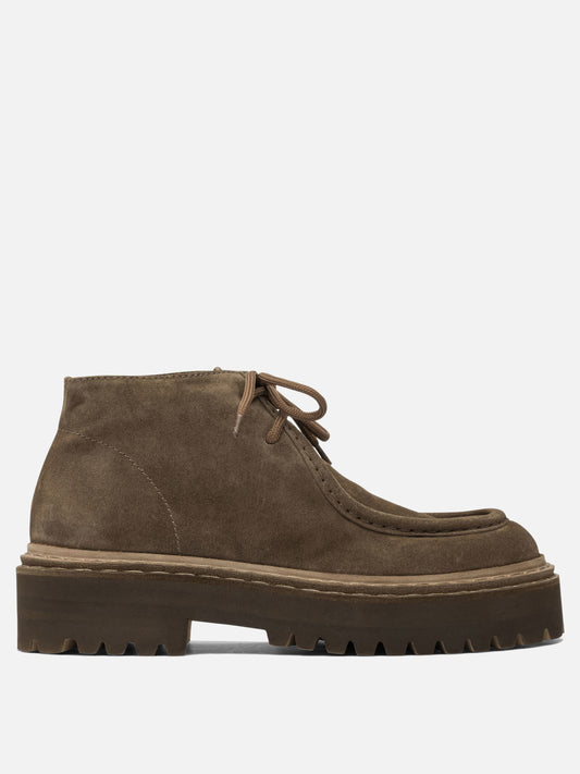 Mocassini stringati 100% suede - 100% rubber  Beige - Officine Creative Donna | PLP | VIETTI Online Store 
