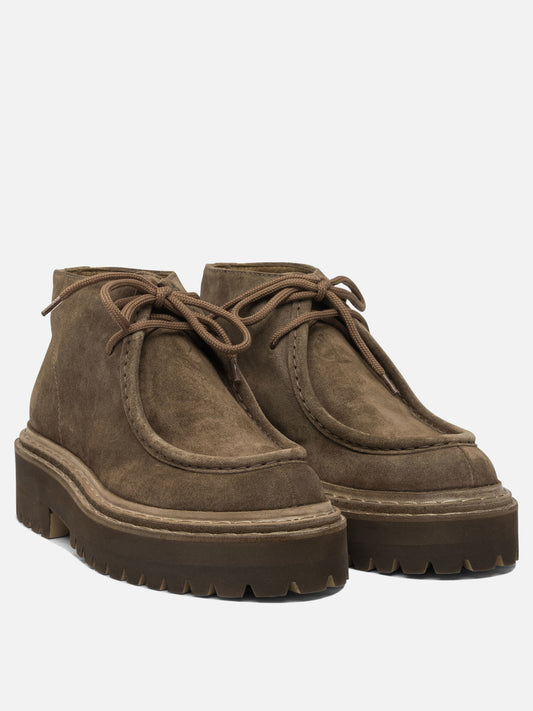 Mocassini stringati 100% suede - 100% rubber  Beige - Officine Creative Donna | PLP | VIETTI Online Store | 2
