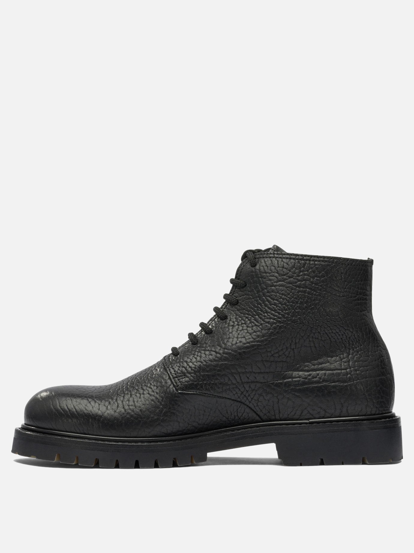 Lace-up boots 100% leather - 100% rubber  Black - Officine Creative Men | PDP | VIETTI Online Store | Zoom-Modal_2
