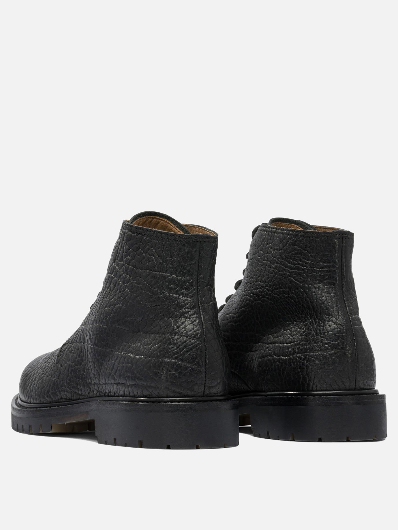 Lace-up boots 100% leather - 100% rubber  Black - Officine Creative Men | PDP | VIETTI Online Store | Zoom-Modal_3
