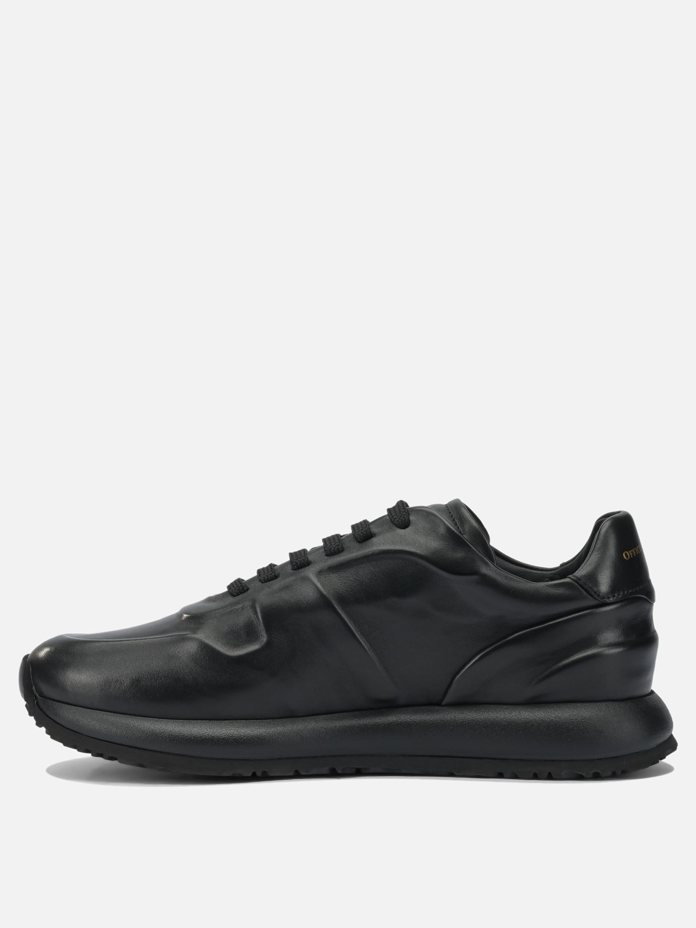 Low top sneakers 100% leather - 100% rubber  Black - Officine Creative Men | PDP | VIETTI Online Store | thumbnail_3