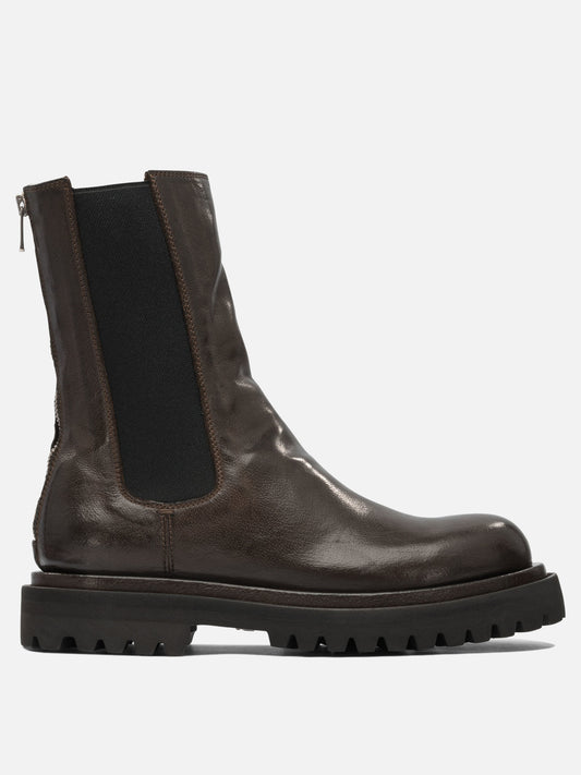 Stivaletti con zip 100% leather - 100% rubber  Marrone - Officine Creative Donna | PLP | VIETTI Online Store 
