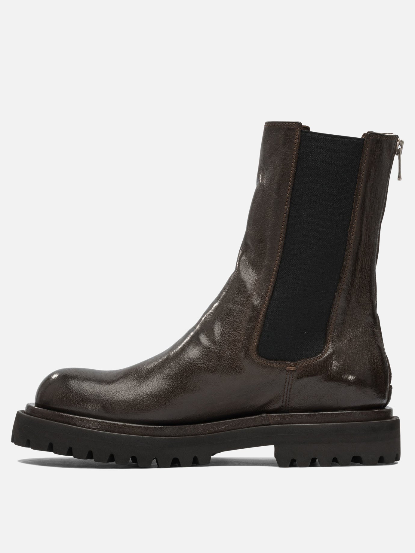 Stivaletti con zip 100% leather - 100% rubber  Marrone - Officine Creative Donna | PDP | VIETTI Online Store | Zoom-Modal_3

