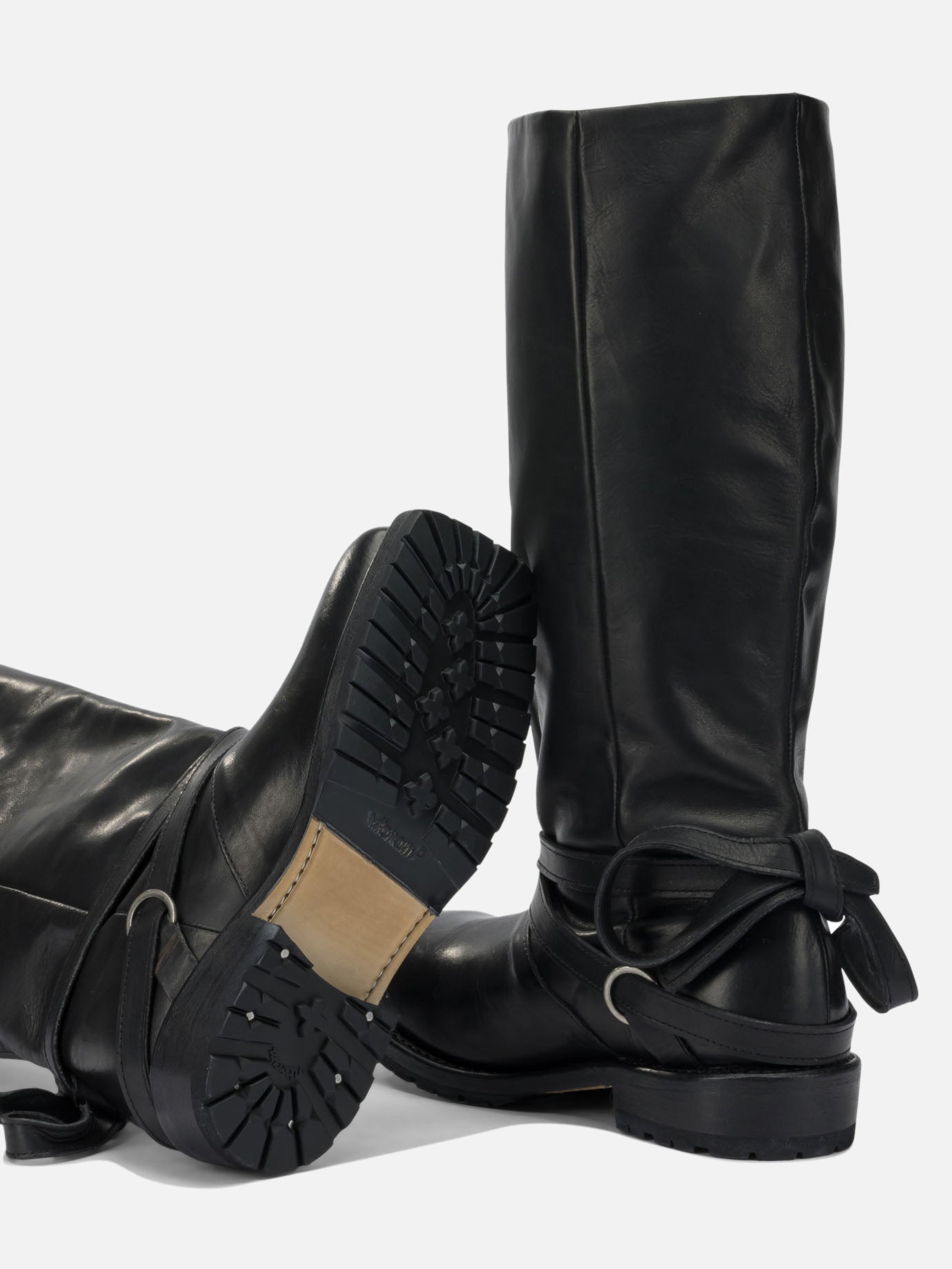 Knee-high 100% cow leather - 100% rubber  Black - Our Legacy Women | PDP | VIETTI Online Store | Zoom-Modal_5
