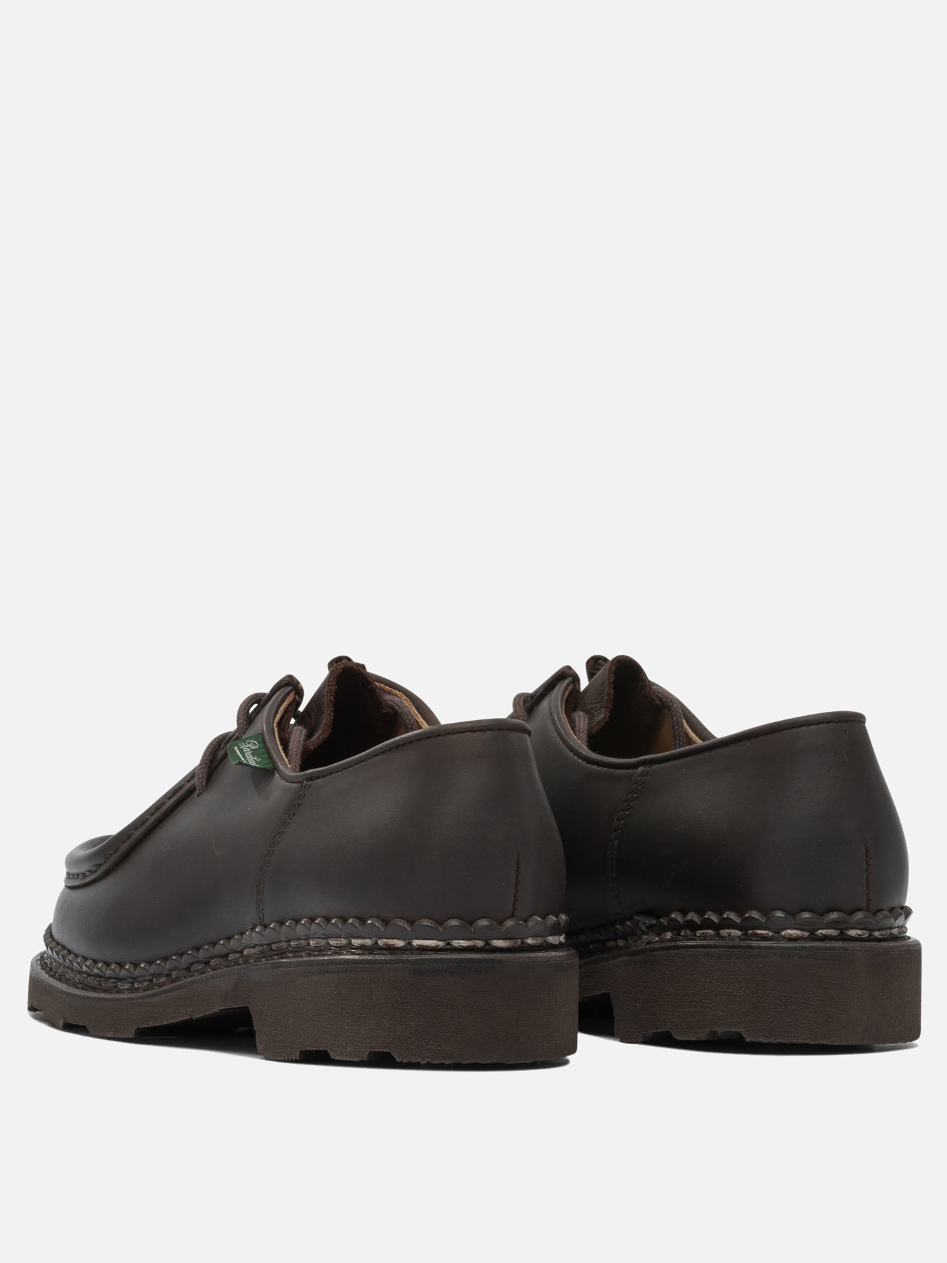 Laced loafers 100% leather - 100% rubber  Brown - Paraboot Men | PDP | VIETTI Online Store | Zoom-Modal_4
