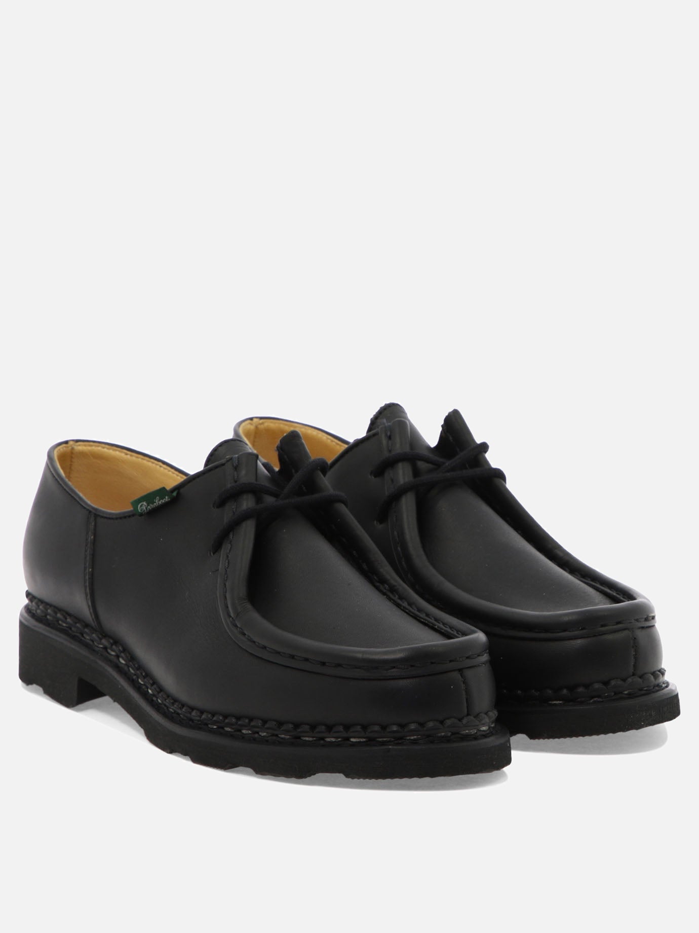 Mocassini stringati 100% leather - 100% rubber  Nero - Paraboot Uomo | PDP | VIETTI Online Store | thumbnail_2