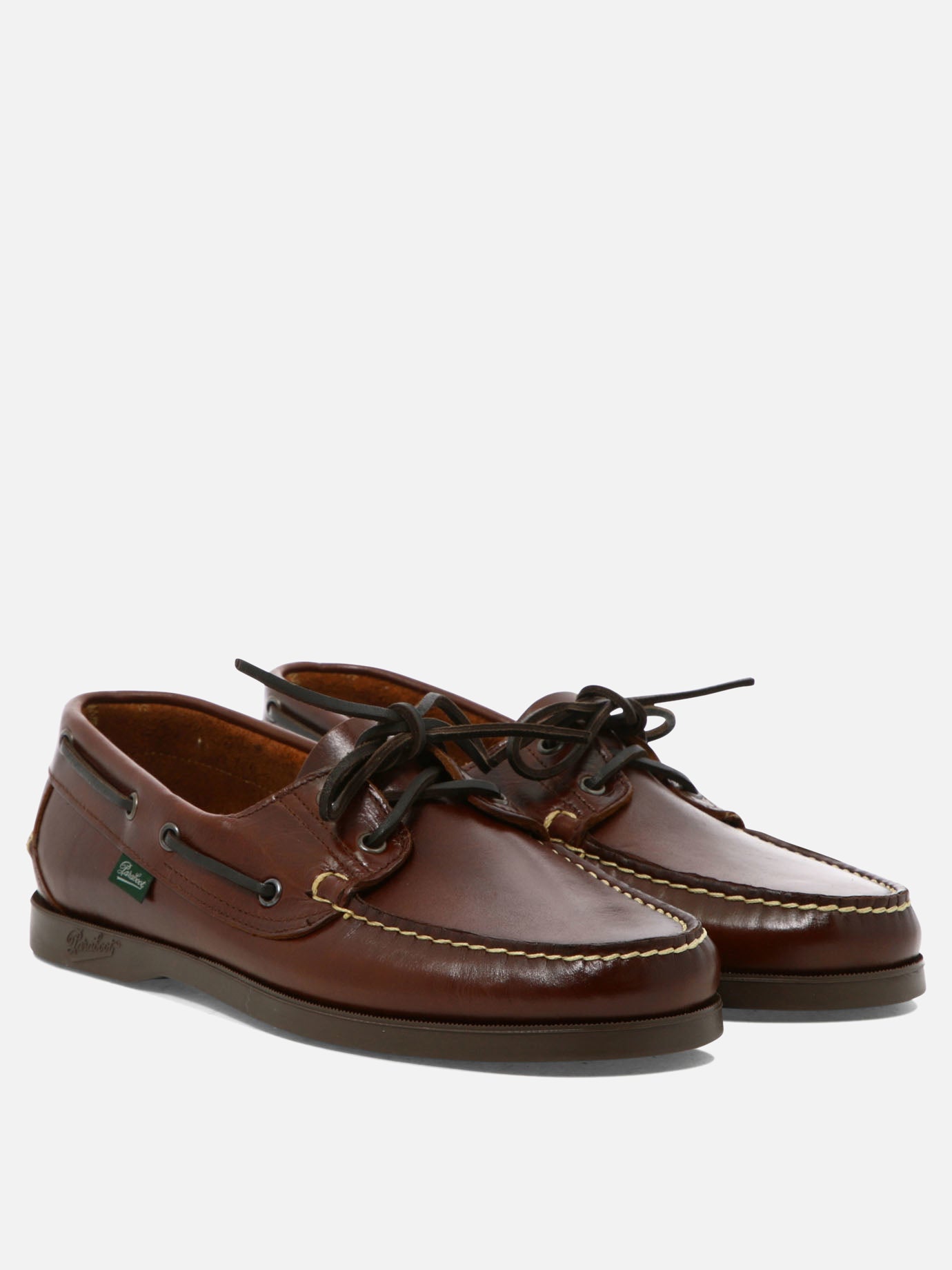 Mocassini stringati 100% leather - 100% rubber  Marrone - Paraboot Uomo | PDP | VIETTI Online Store | thumbnail_2