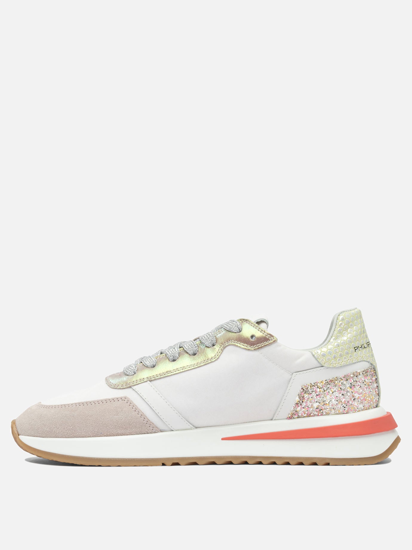 Sneaker basse 80% leather 20% polyamide - 100% rubber  Beige - Philippe Model Paris Donna | PDP | VIETTI Online Store | Zoom-Modal_3
