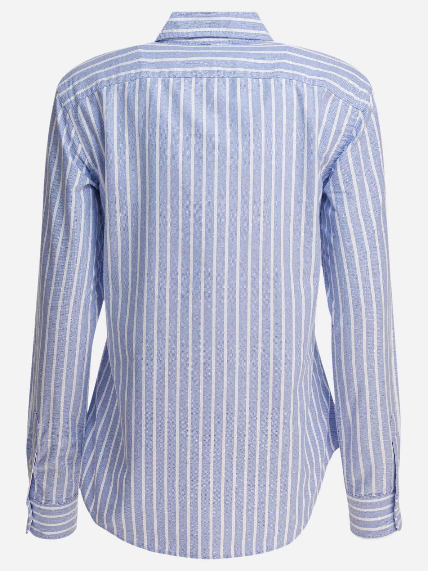 Polo Ralph Lauren Camicia Oxford a righe slim-fit 15036780_02 Blue thumbnail_2