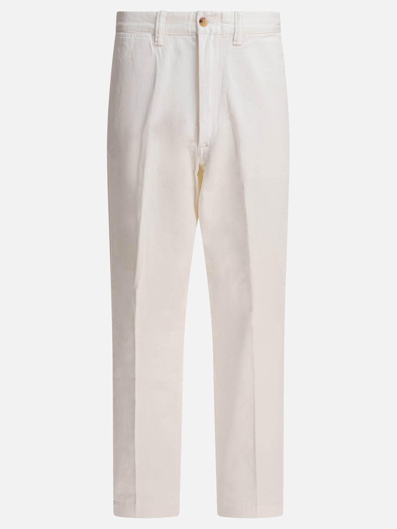 Leisure trousers Solid colour  White - Polo Ralph Lauren Women | PDP | VIETTI Online Store | thumbnail