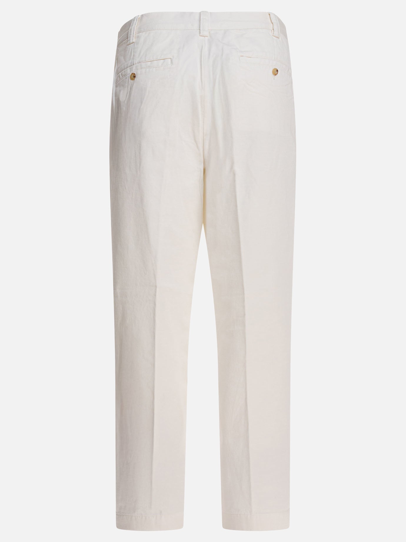 Leisure trousers Solid colour  White - Polo Ralph Lauren Women | PDP | VIETTI Online Store | thumbnail_2