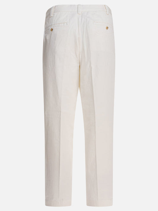 Leisure trousers Solid colour  White - Polo Ralph Lauren Women | PDP | VIETTI Online Store | 2
